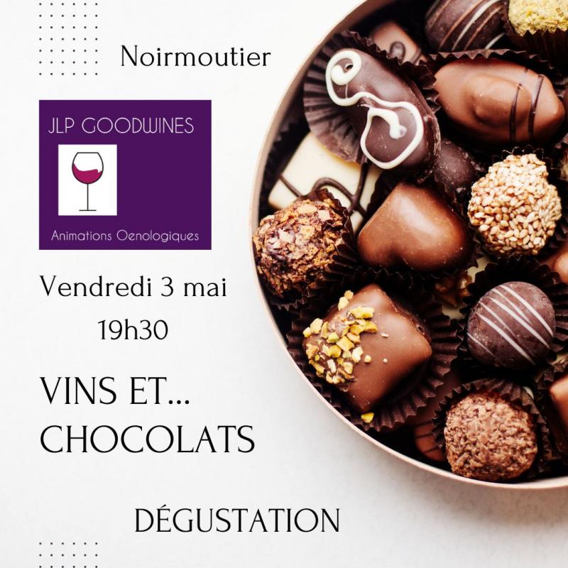 3 mai 2024 - Accords vins & chocolats - Animation œnologique