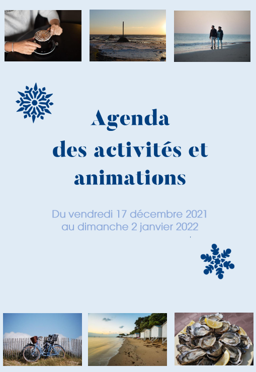 agenda vacances de Noël 2021 agenda vacances de Noël 2021