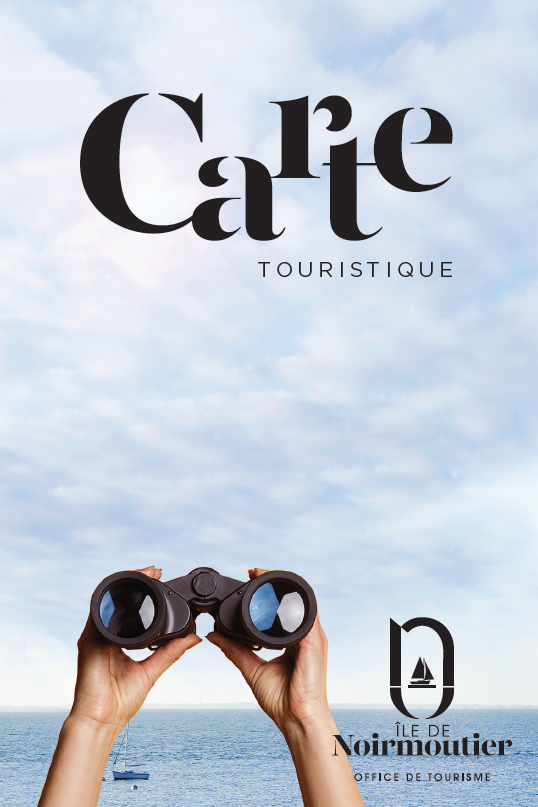 Carte touristique - Tourist map - Die karte der insel - Ile de Noirmoutier 2023