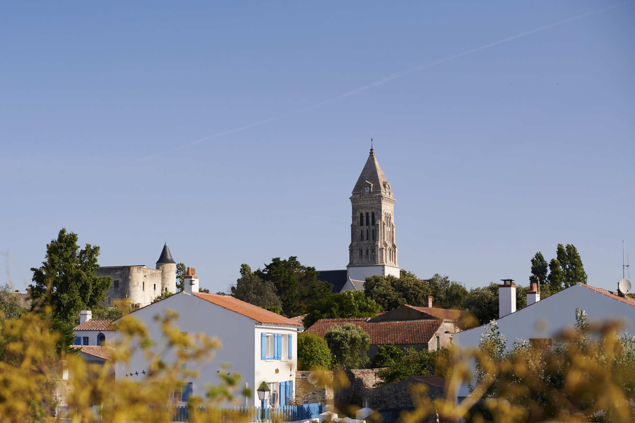 Vue centre historique Noirmoutier-en-l'île ©Rudy Burbant Vue centre historique Noirmoutier-en-l'île ©Rudy Burbant