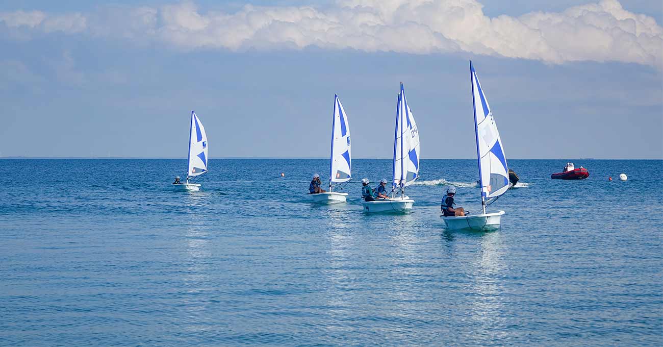 Cours optimist île de Noirmoutier - Quentin Boulegon