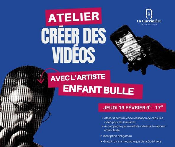 Atelier création vidéo - ville de La Guérinière