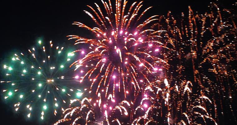 Feu d'artifice - port