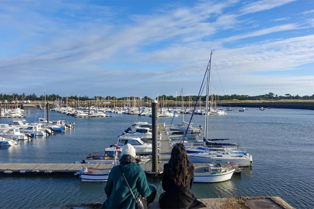 Port de Morin à l’Epine en hiver ©Quentin Boulegon