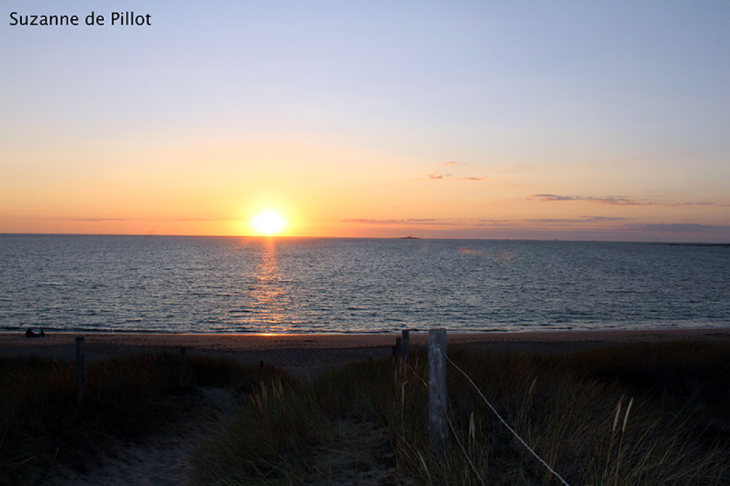 Coucher de soleil plage - Suzanne de Pillot