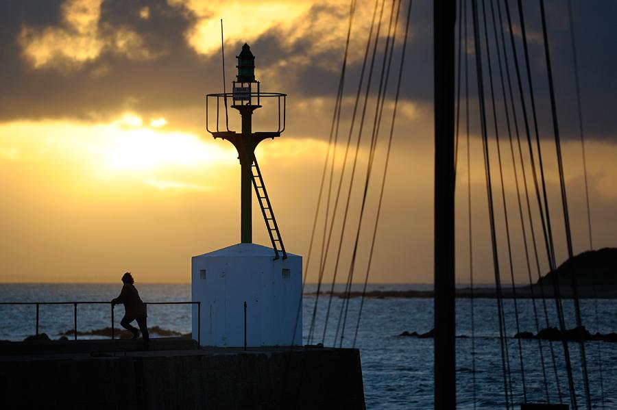 Port de l'Herbaudière au coucher du soleil - Jean-Sébastien Evrard