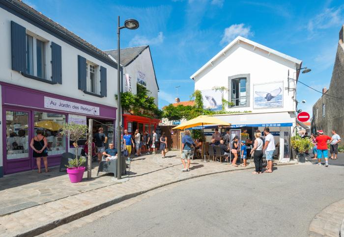 Ruelle du centre ville de Noirmoutier-en-l'île