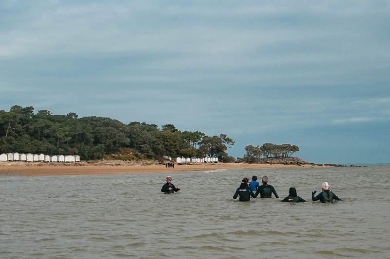 Partez à la découverte de la marche aquatique sur l'île de Noirmoutier - ©FDSF Partez à la découverte de la marche aquatique sur l'île de Noirmoutier - ©FDSF