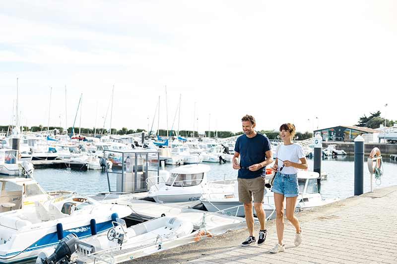 Promenade port de plaisance de l'Herbaudière - Trendz