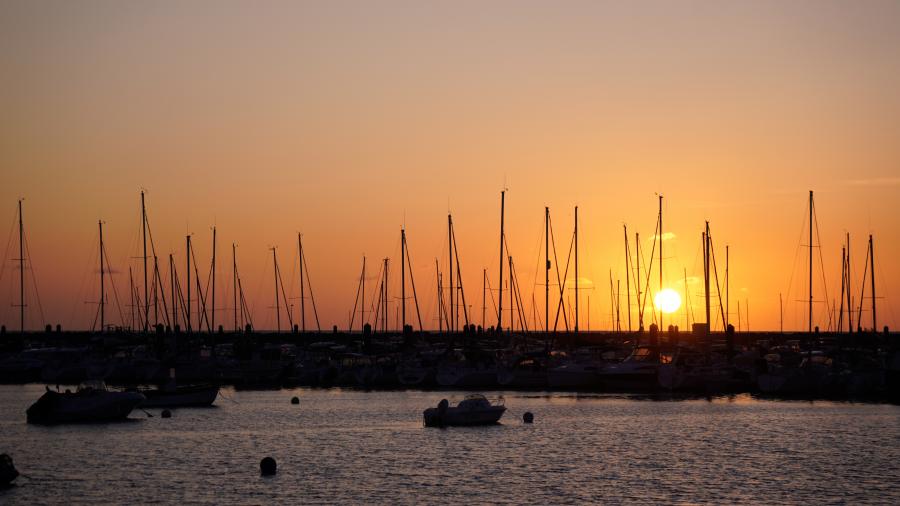 ©Quentin Boulegon - coucher de soleil au Port de Morin