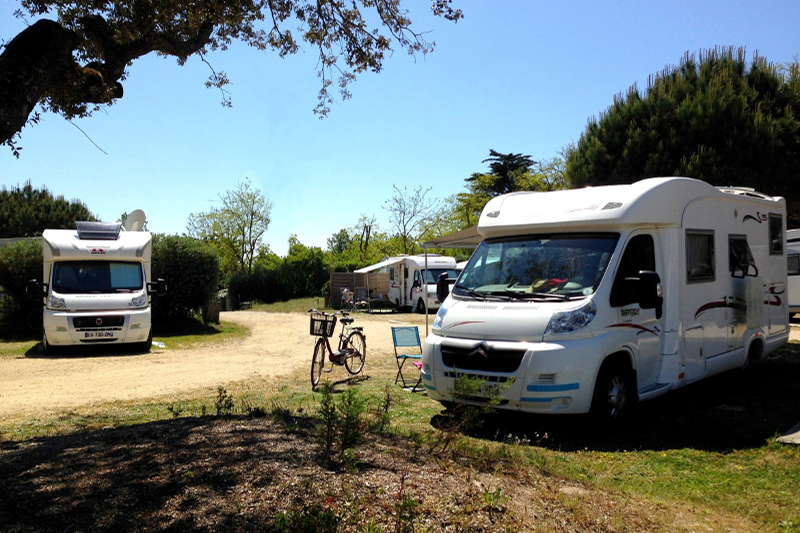 Aire camping car - Camping municipal de la Court