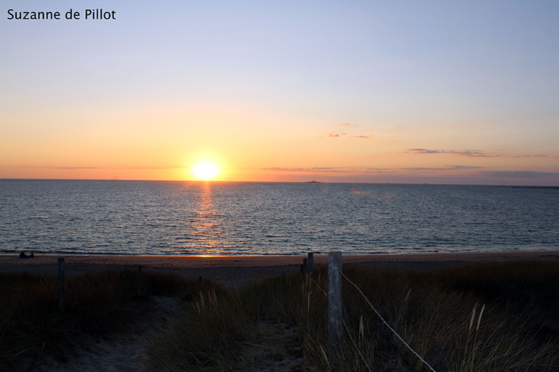 Coucher de soleil plage - Suzanne de Pillot