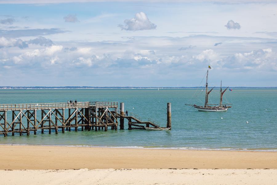 Estacade plage des Dames Noirmoutier ©Vendée Expansion - Simon Bourcier