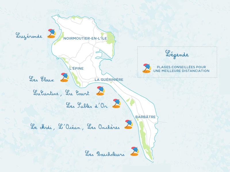 Les plages du Sud Ouest de l'île, recommandées pour la baignade et la pratique d'activités nautiques