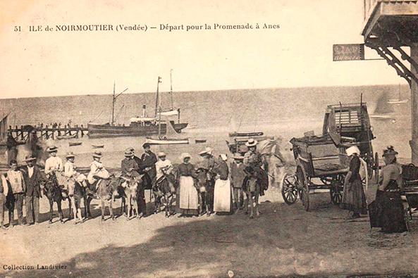 Estacade et balade à dos d’âne ©Les Amis de l’île de Noirmoutier