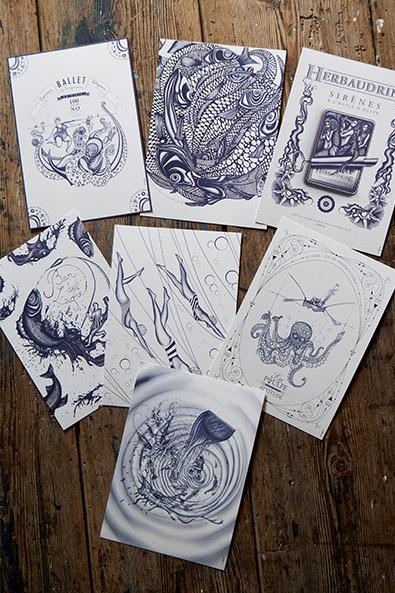 Cartes artisanales ©Tantine Berthe-Cagnot