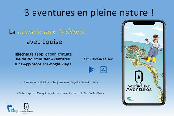 Appli Ile de Noirmoutier Aventures ©Office de tourisme de l'île de Noirmoutier