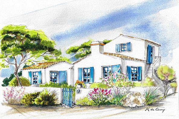 Maison île de Noirmoutier ©Karine de Courcy