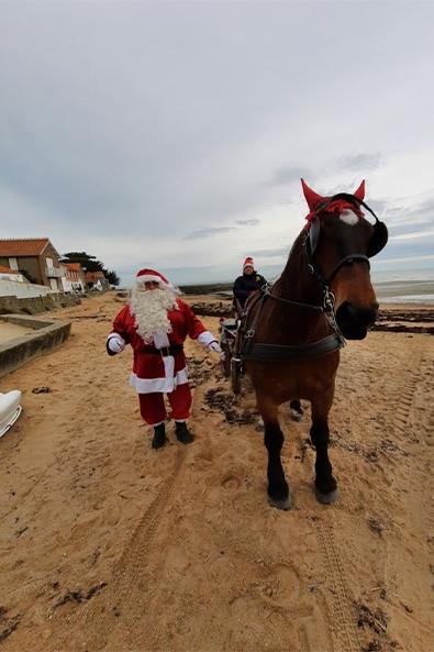 Père Noël au Vieil ©Ville de Noirmoutier-en-l’île