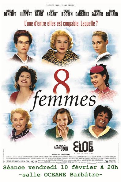 Film 8 femmes ©Club ciné Barbâtre à l'Est de New York