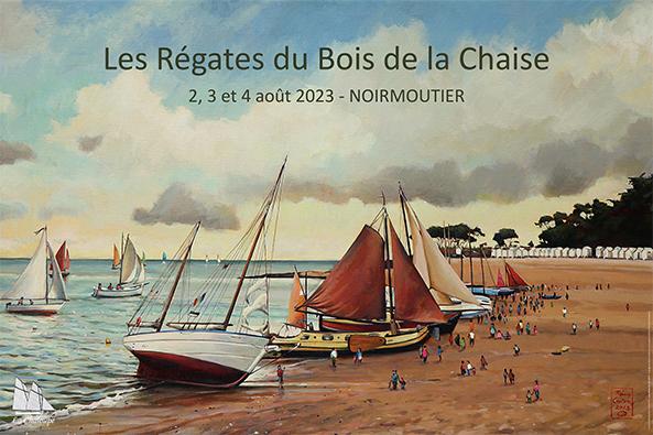 Affiche Régates du Bois de la Chaise 2023 ©Rémy COUTON