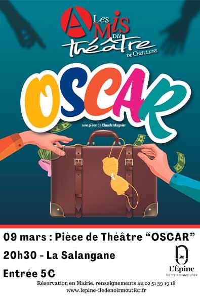 Affiche Oscar - les amis du théâtre de challans - Mairie de l'Epine