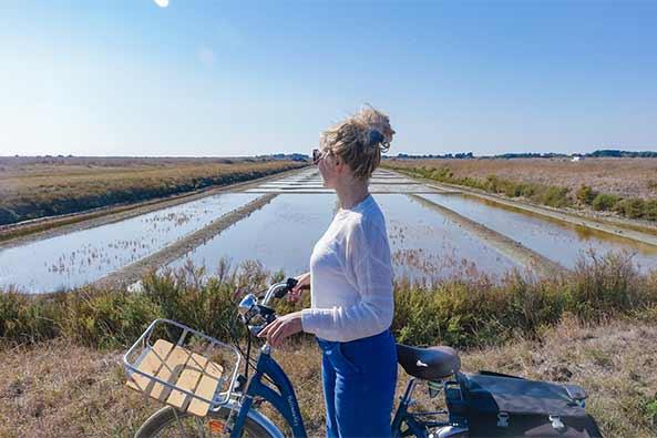 Marais salants de l’Epine à vélo – Quentin Boulegon