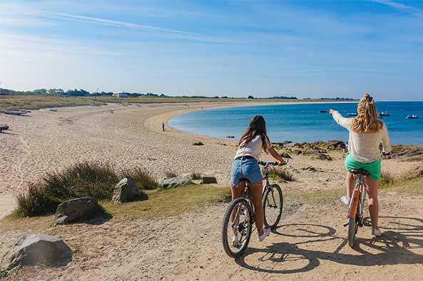 Plage de Luzéronde à vélo – Quentin Boulegon