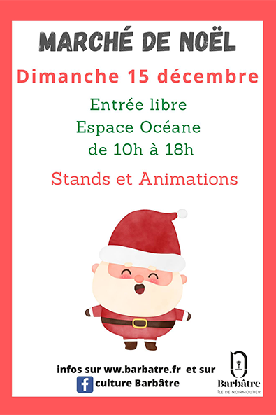 Marché de Noël 2024 ©commune de Barbâtre