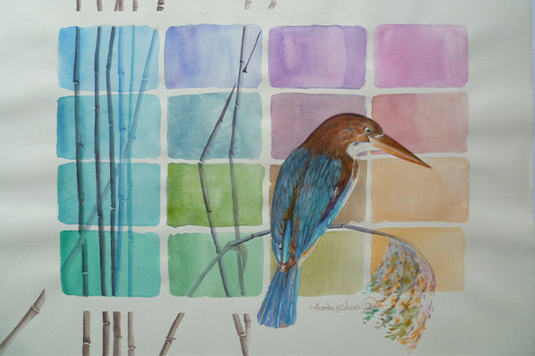 Stage d’aquarelle ©Sardine Atelier d’art