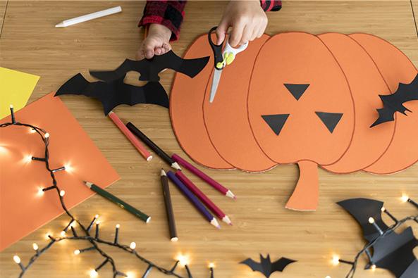 Atelier créatif pour enfant Halloween ©ville de la Guérinière