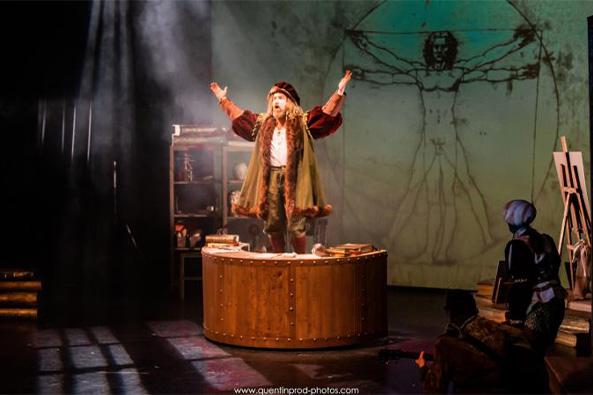 Spectacle musical Sur les pas de Léonard de Vinci ©Quentin Balouzet