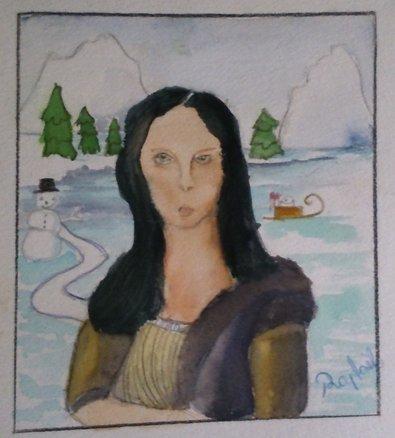 Cours dessin peinture portrait La Joconde Moka - Sardine Atelier d art