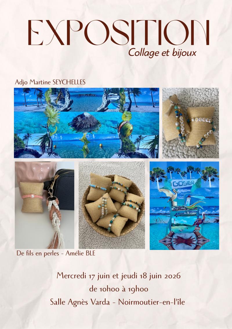 17 et 18 juin 2026 - Exposition : Collage et Bijoux