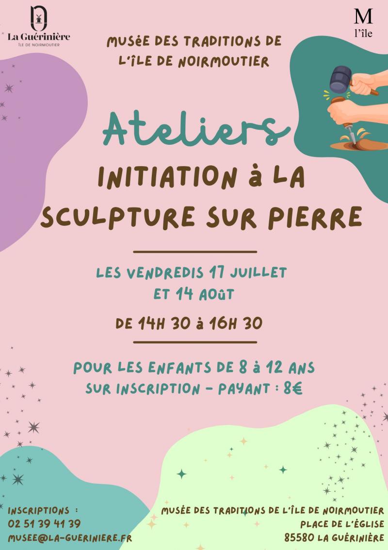 14 août 2026 - Atelier d''initiation à la sculpture sur pierre
