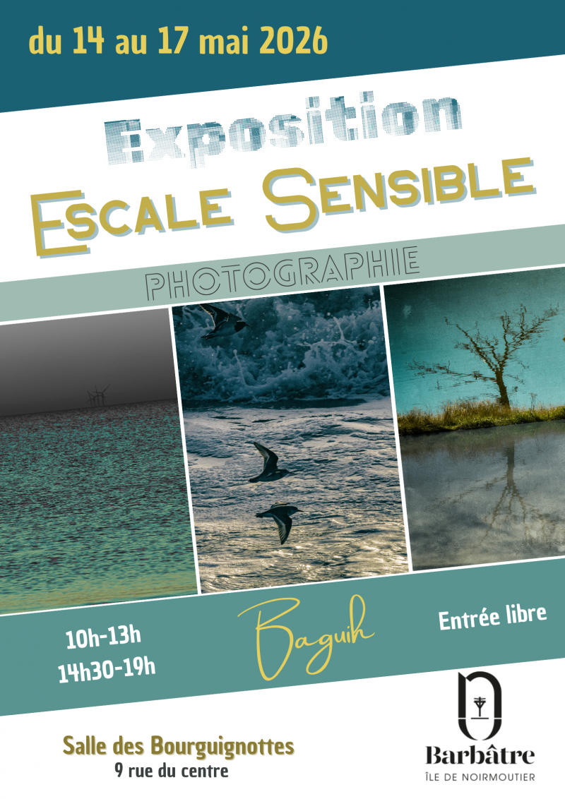 Du 14 au 17 mai 2026 - Exposition de photographie : Escale sensible
