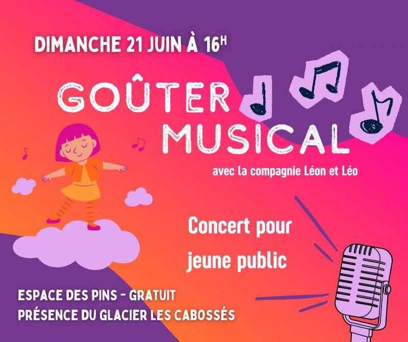 21 juin 2026 - Goûter musical pour les enfants