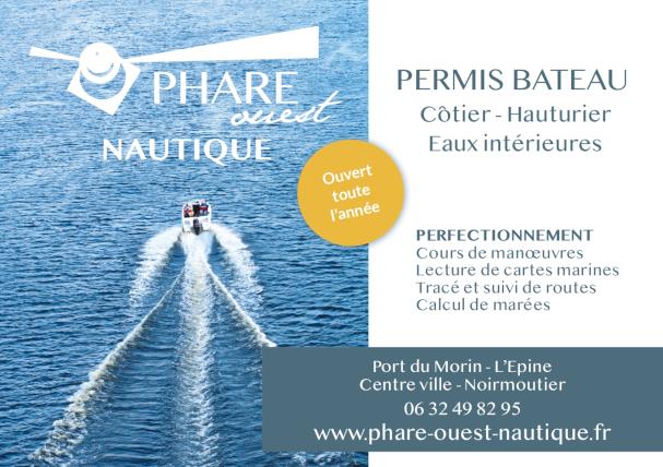 Phare Ouest Nautique - Permis bateau  - Hauturier - Côtier & Rivière/Perfectionnement nautique 