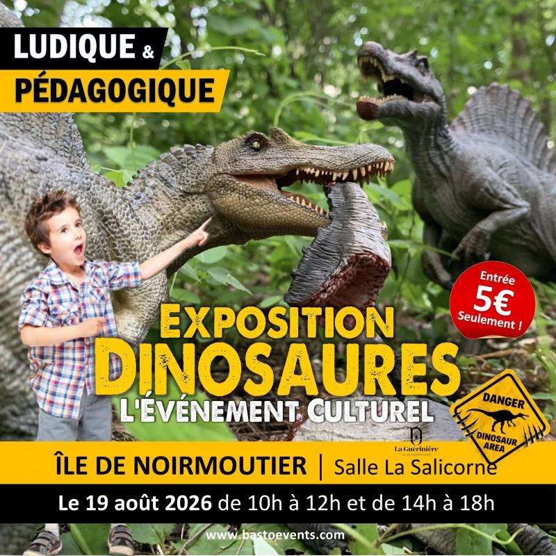 19 août 2026 - Exposition dinosaures