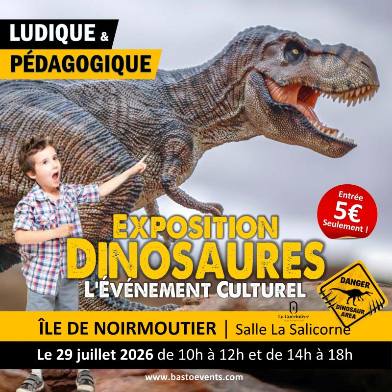 29 juillet 2026 - Exposition dinosaures