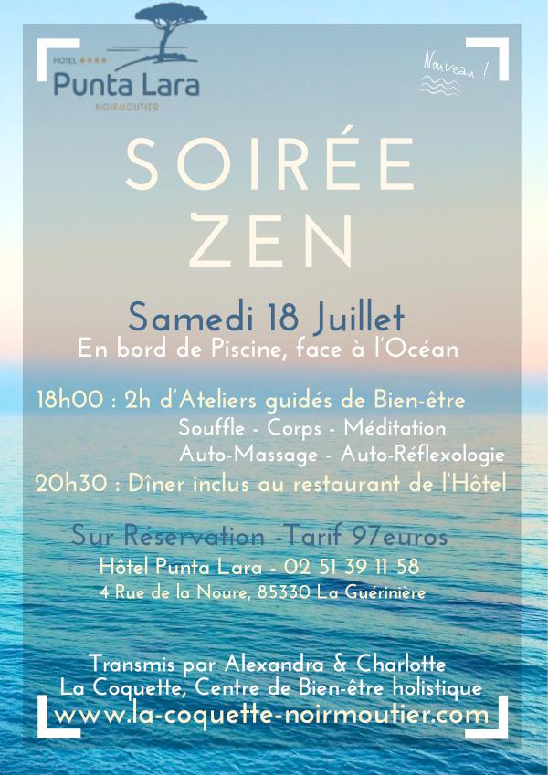 18 juillet 2026 - Soirée Zen à l'Hôtel Punta Lara