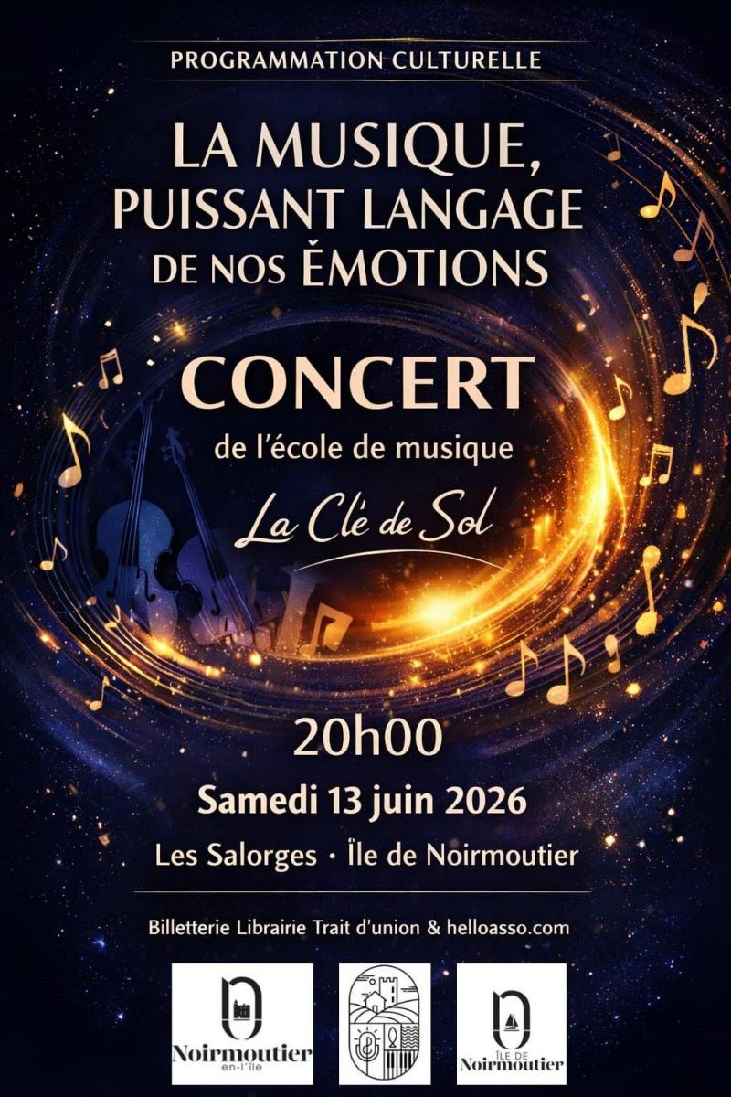 13 juin 2026 - Concert de l'école de musique