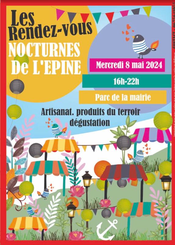8 mai 2024 - Marché nocturne et concert de Pellok Noirmoutier et Seb Pas