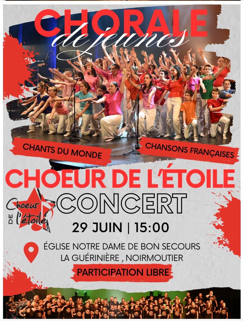 29 juin 2025 - Concert Choeur de l'Étoile à l'Église Notre Dame de Bon Secours