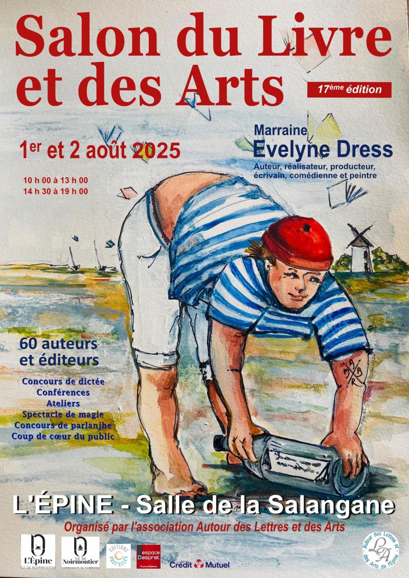 1er et 2 août 2025 - 17ème édition du Salon du Livre et des Arts