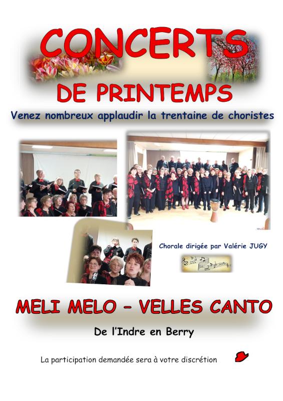 15 mai 2026 - Concert Meli Melo de la chorale Velles Canto