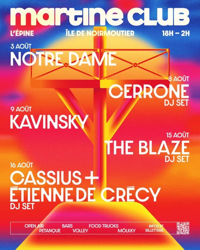 8 août 2025 - Martine Club Open Air 2025 #2 - DJ Set Cerrone