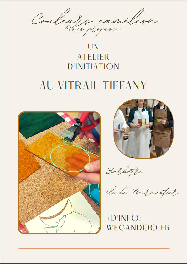 25 octobre 2025 - Initiez-vous à l'art du vitrail Tiffany