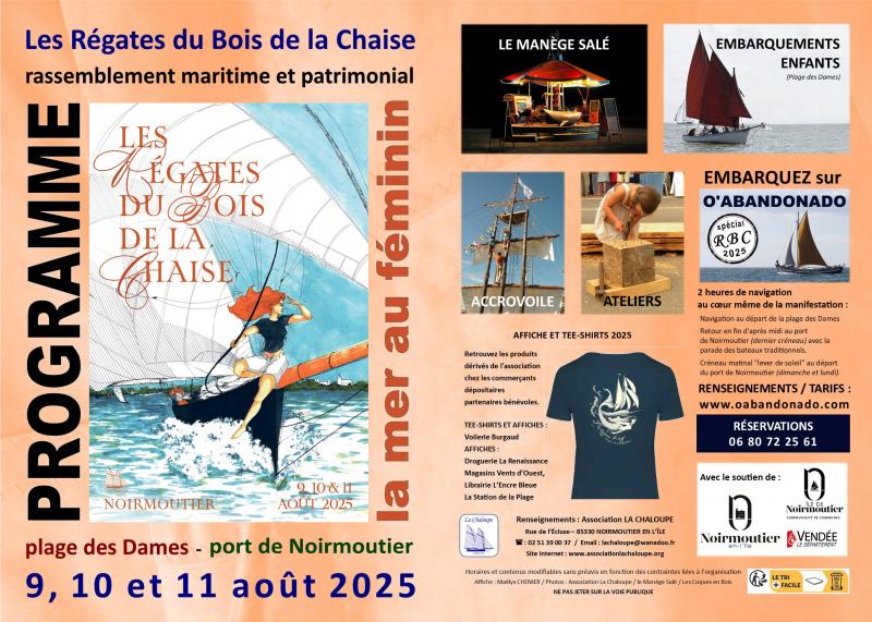 Du 9 au 11 août 2025 - Les Régates du Bois de la Chaise