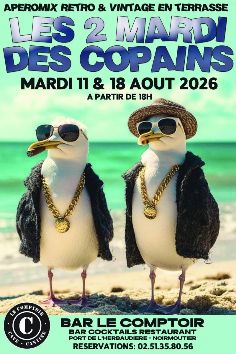 18 août 2026 - Apéromix rétro & Vintage au bar le Comptoir